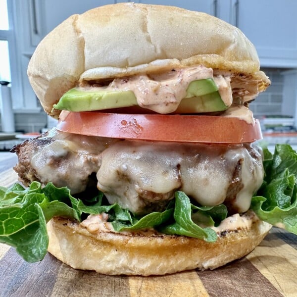 Grilled Chipotle burger.