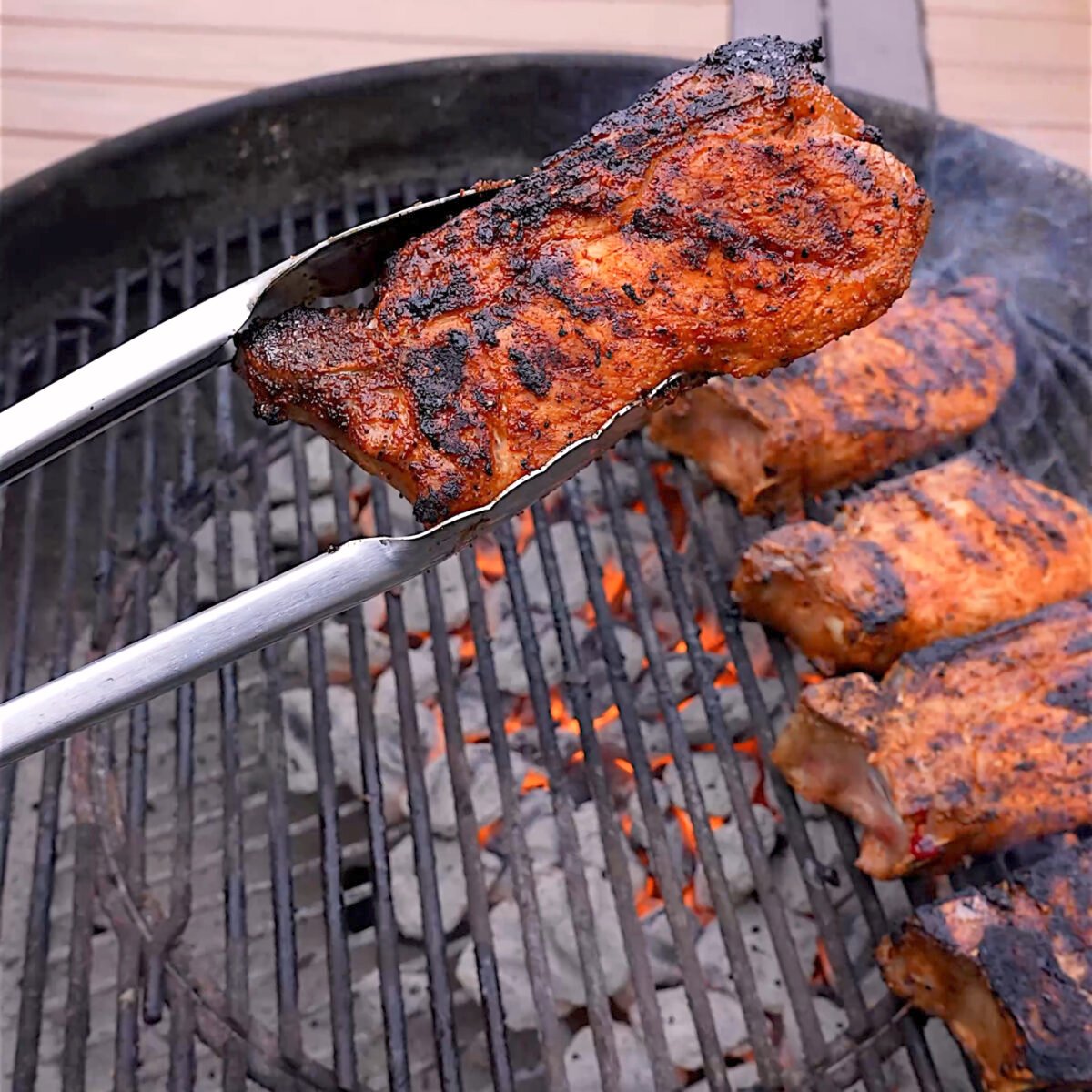 country ribs seared.