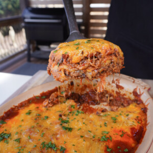 smoked enchilada cassarole.
