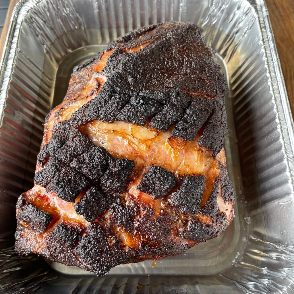 smoked pulled pork.