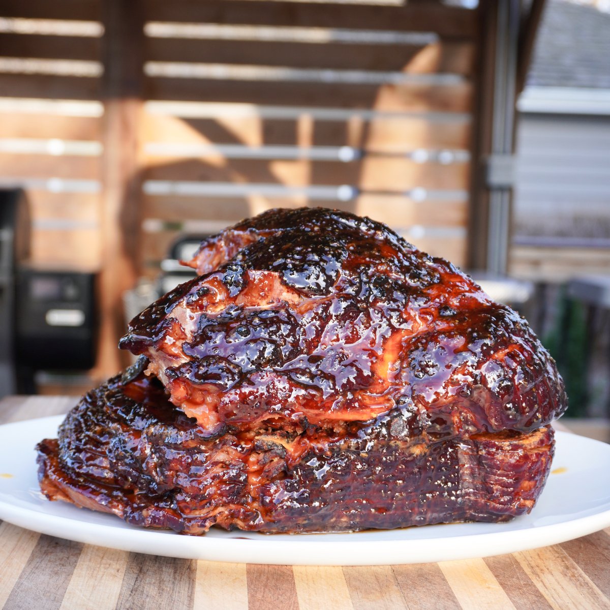 smoked honey mustard ham.