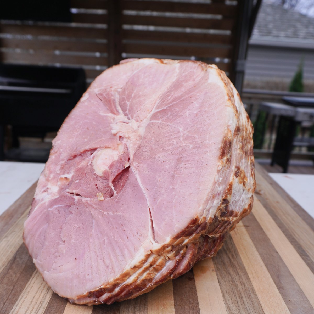 spiral cut ham.