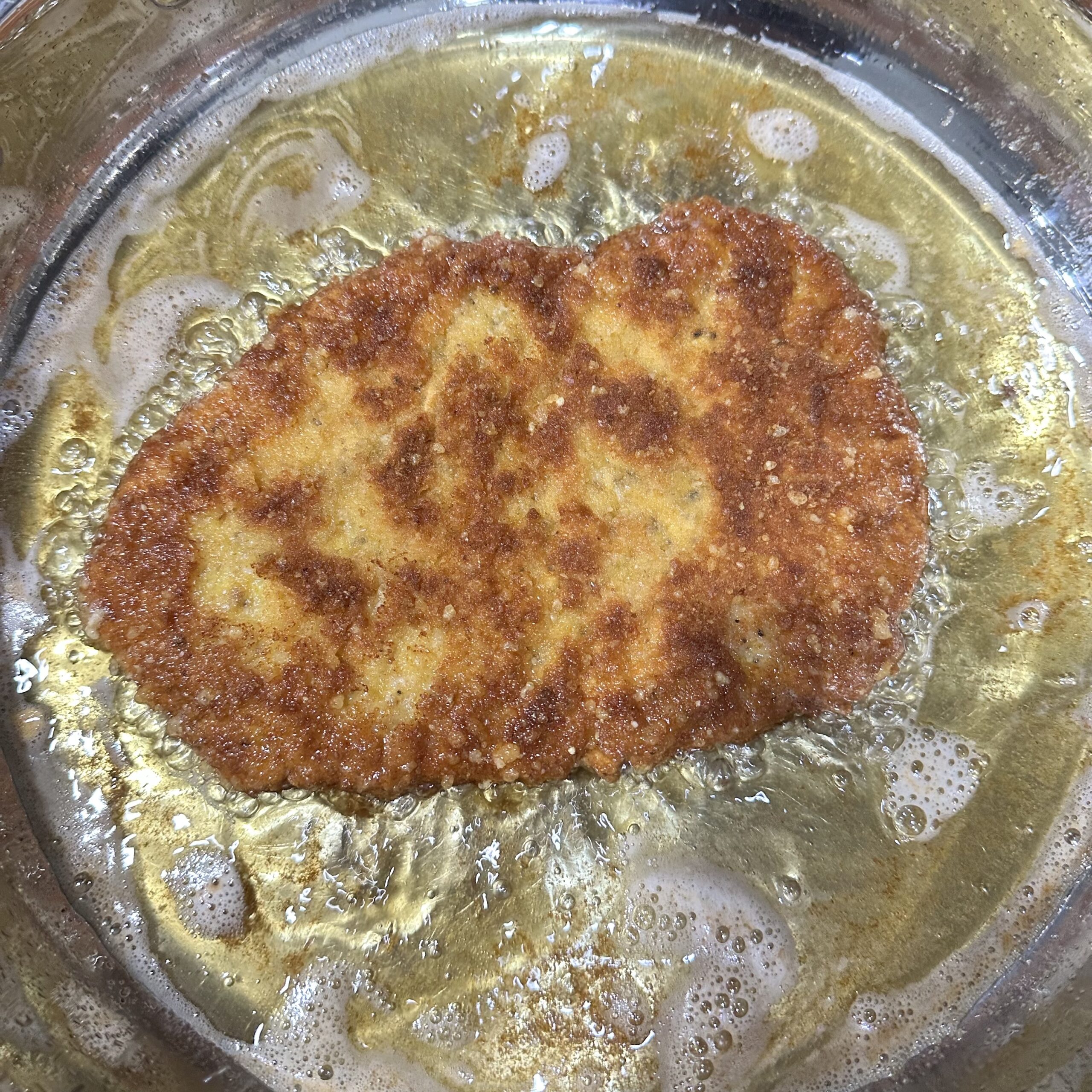 Pan fried pork chop