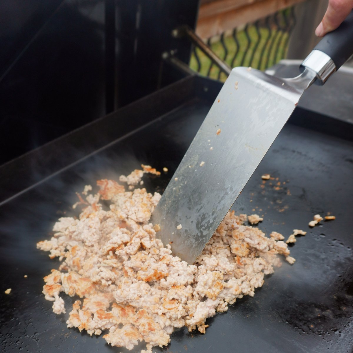 grilled ground pork.