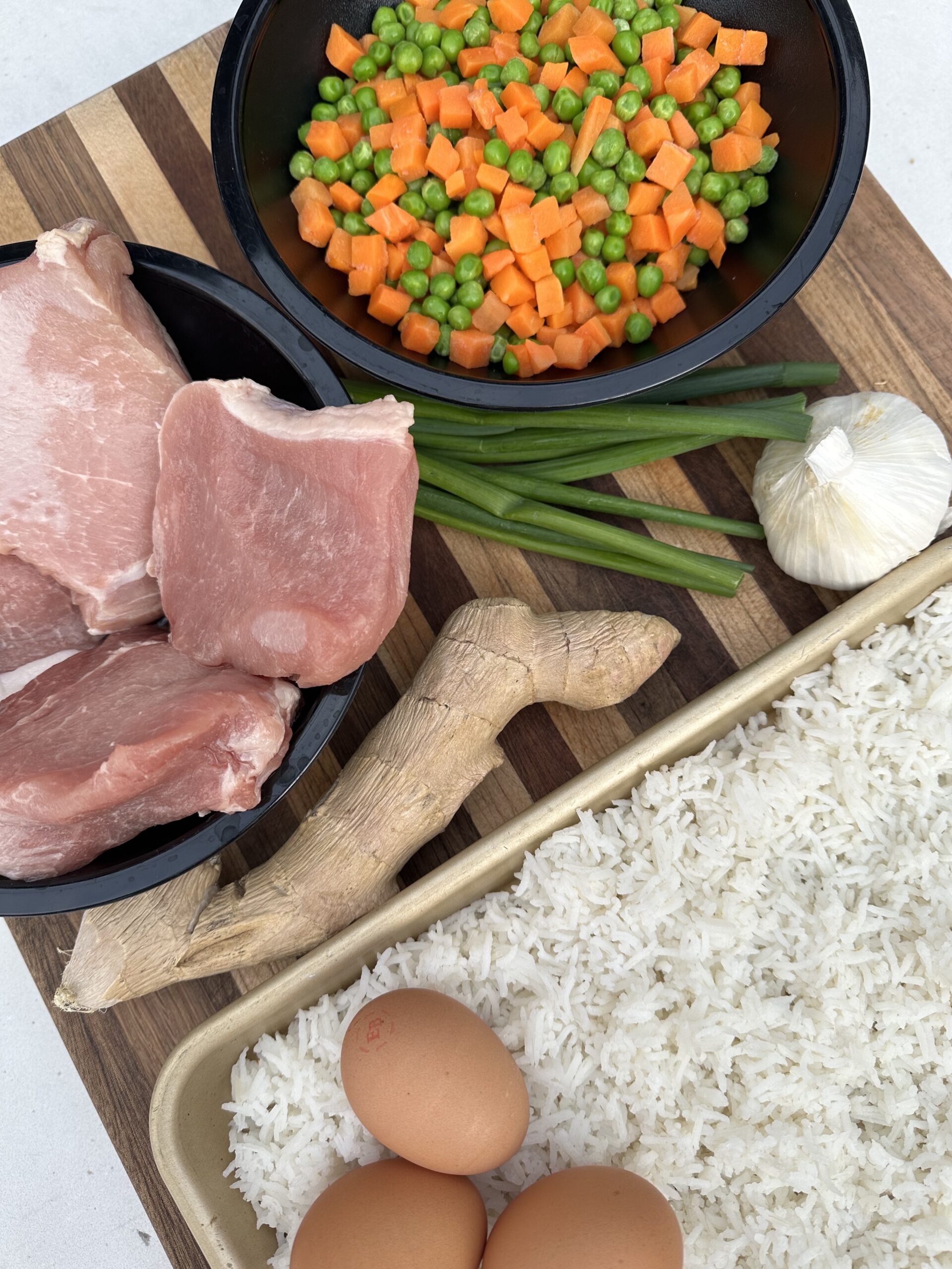 Pork Fried Rice Ingredients