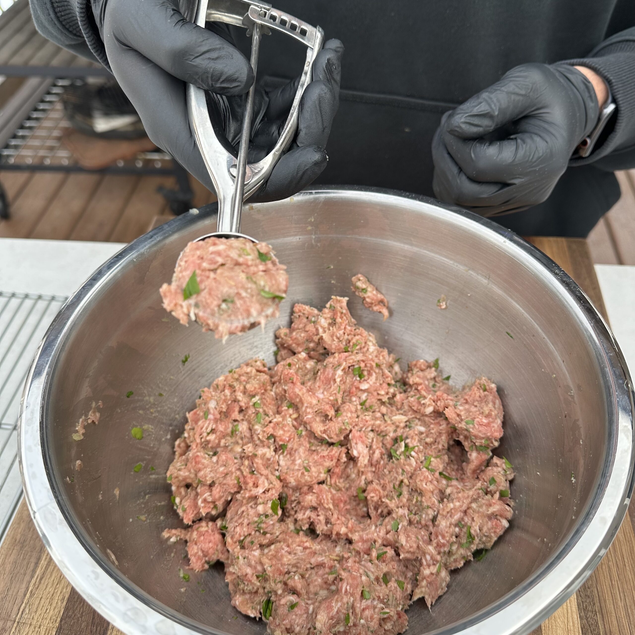 Cookie Scooper for meatballs