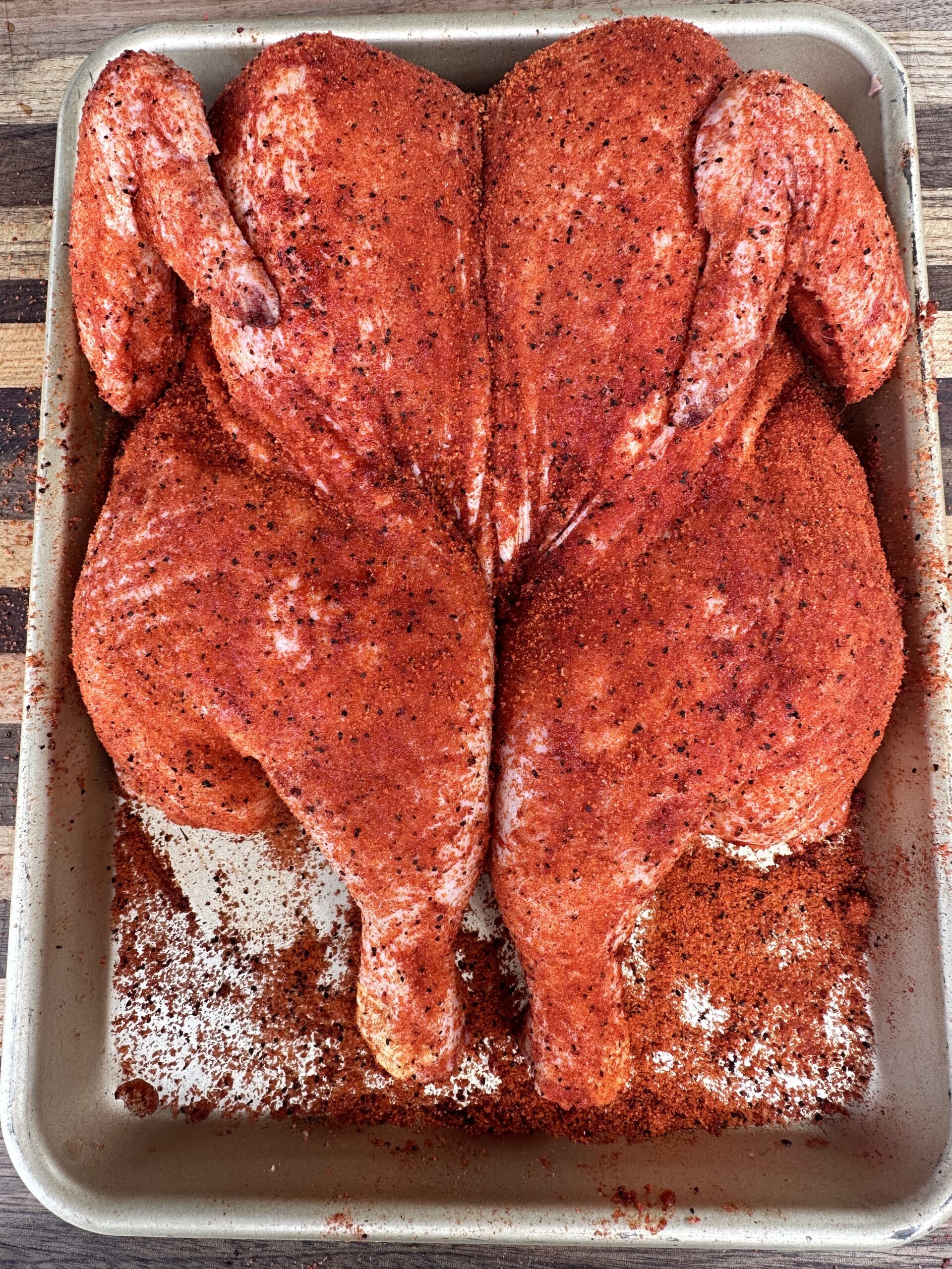 Seasoned Spatchock Chicken