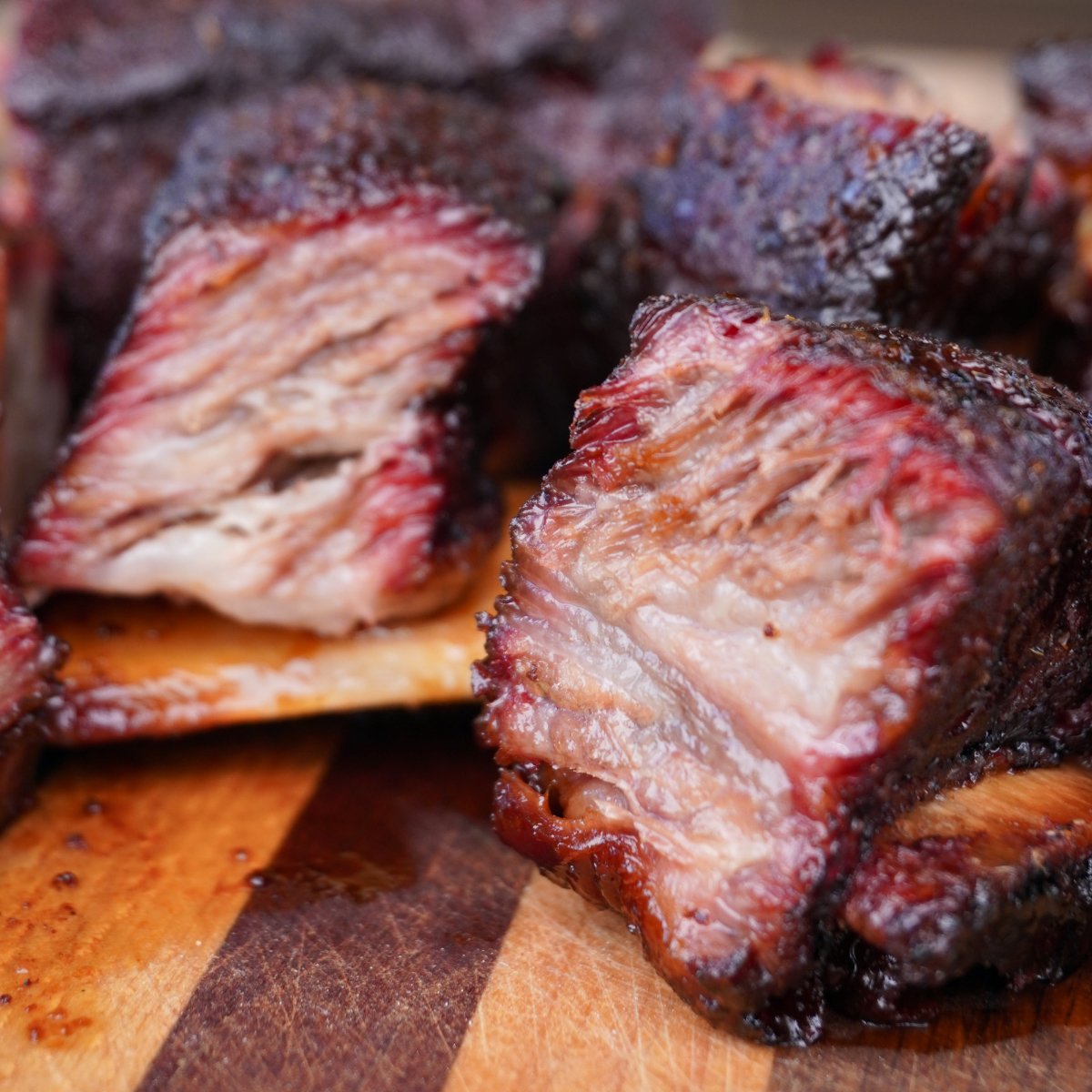 close up of beef short rib. bites.