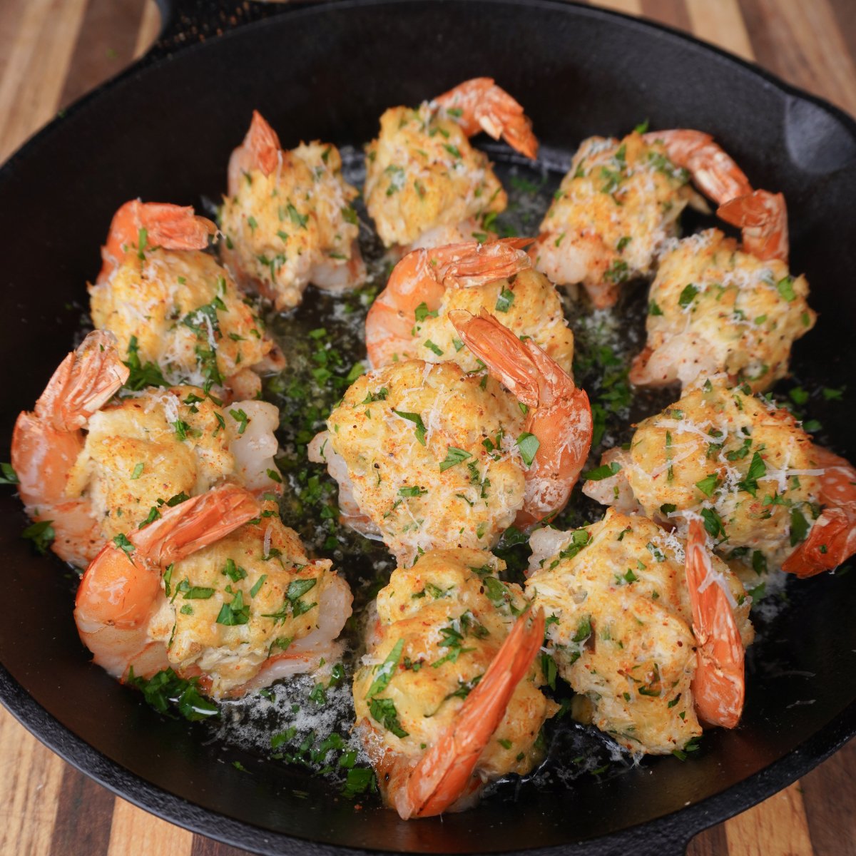 smoked stuffed shrimp.