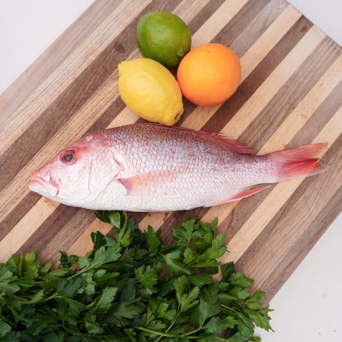 grilled red snapper ingredients.