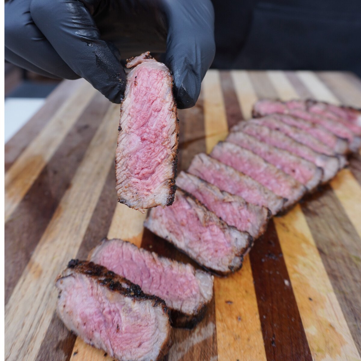 grilled ny strip.