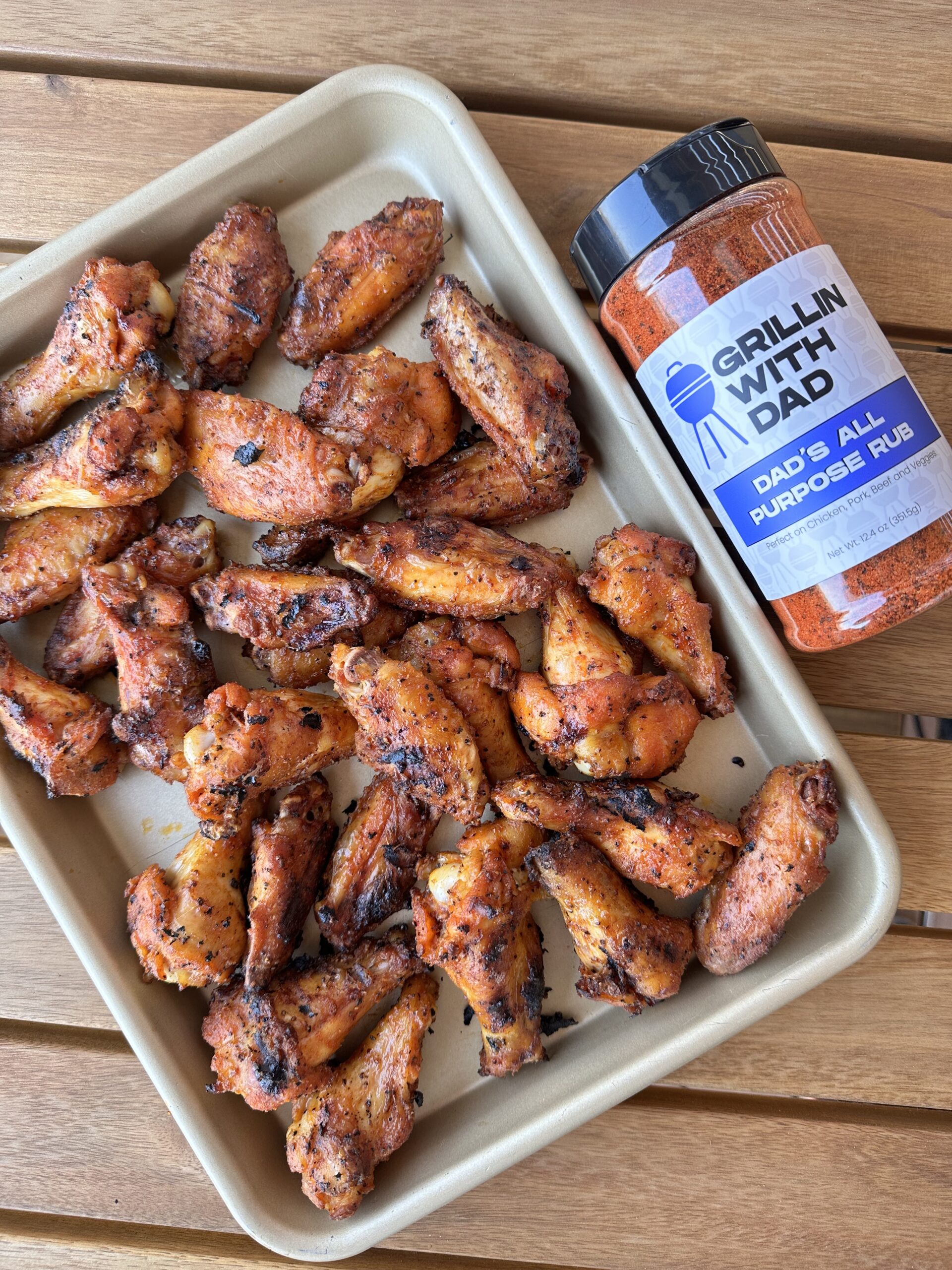 Dry rub wings 