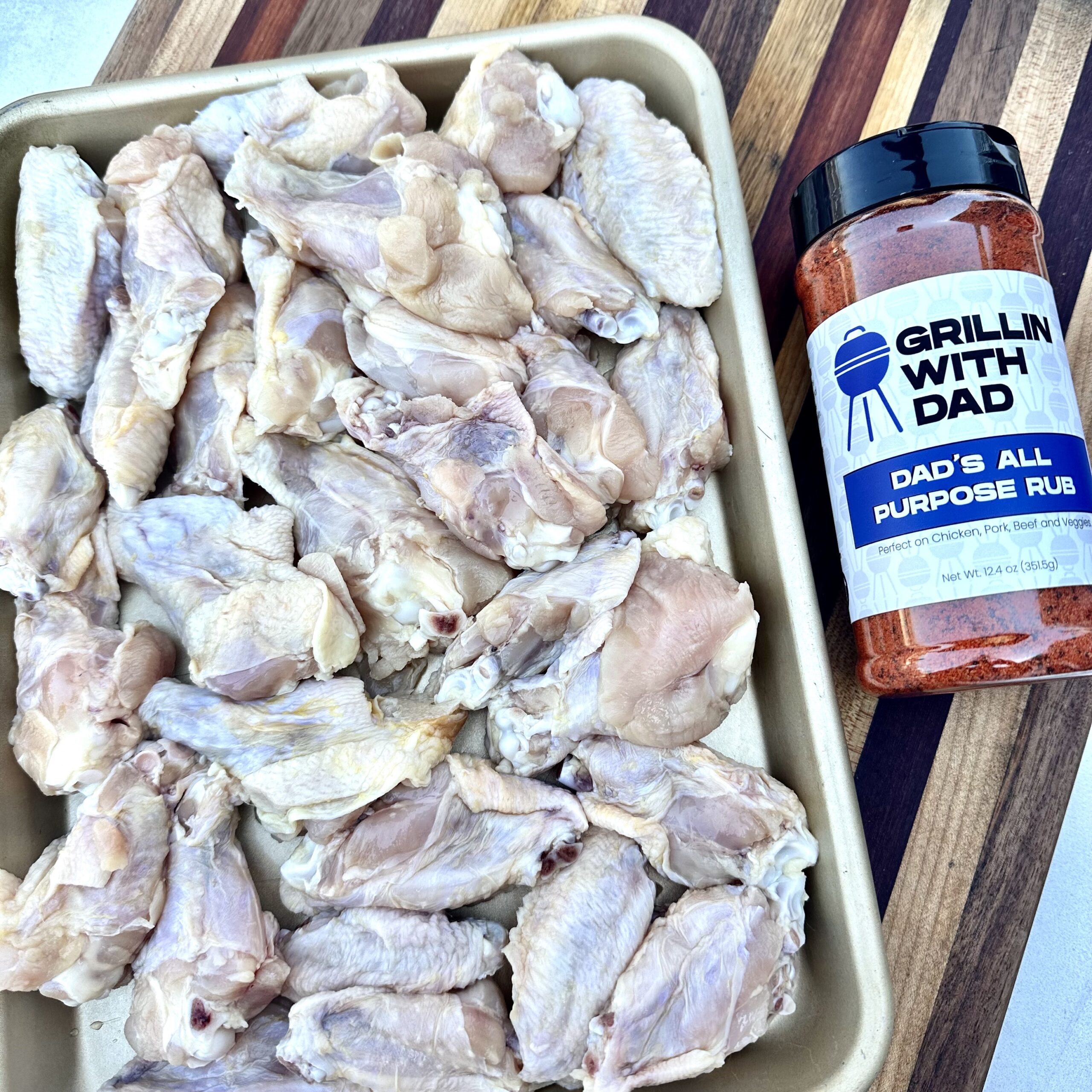 Dry rub wing ingredients 