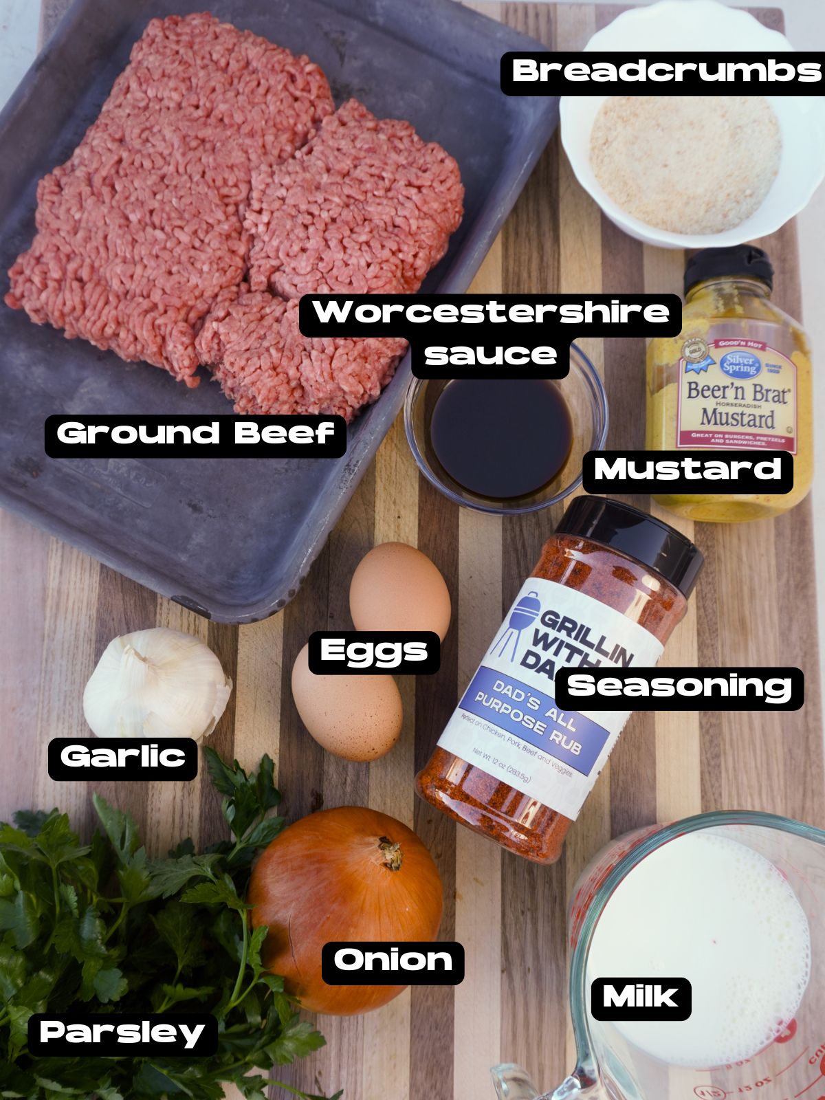easy smoked meatloaf ingredients.